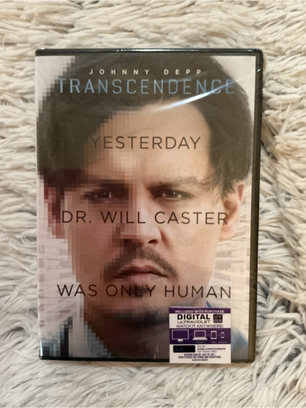 Transcendence DVD Johnny Depp Sci-Fi Thriller PG-13 Widescreen